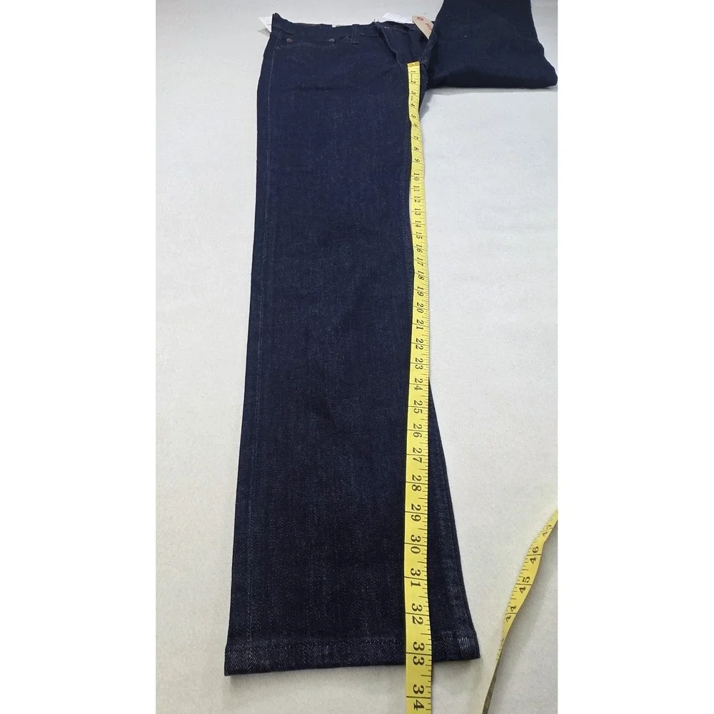 NEW Levi's 511 Slim Fit Jeans Men's 34x34 Dark Wash Stretch Denim 5-Pocket Zip